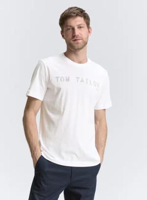 TOM TAILOR T-Shirt T-Shirt mit Logo-Print