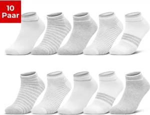 sockenkauf24 Sneakersocken 10 Paar Damen Sneaker