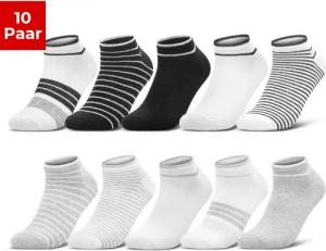 sockenkauf24 Sneakersocken 10 Paar Damen Sneaker