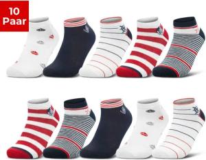 sockenkauf24 Sneakersocken 10 Paar Damen Sneaker