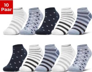 sockenkauf24 Sneakersocken 10 Paar Damen Sneaker