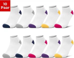 sockenkauf24 Sneakersocken 10 Paar Damen Sneaker