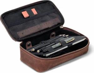 Jahn-Tasche Pencilbag Großes Doppel-Federmäppchen XL, Leder,