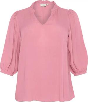 KAFFE Curve Langarmbluse Langarm-Bluse KCkamille Große