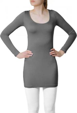 Caspar Langarmshirt MUSE SRT012 langes Damen