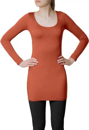 Caspar Langarmshirt MUSE SRT012 langes Damen