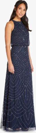 Adrianna Papell Abendkleid Beaded Halter Long