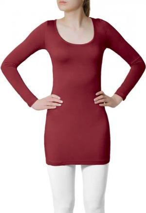 Caspar Langarmshirt MUSE SRT012 langes Damen