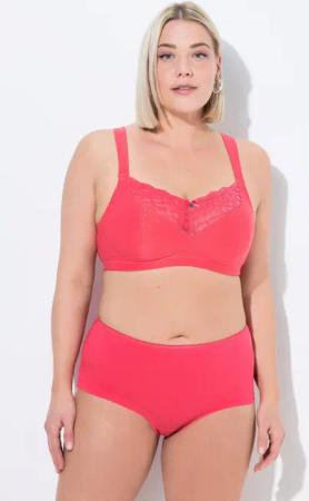 Ulla Popken Bügel-BH Komfort-BH Spitze bügellos