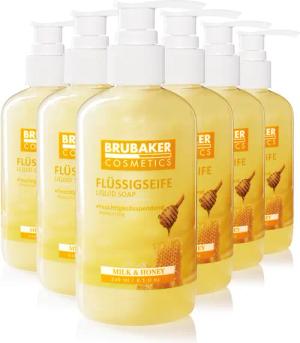 BRUBAKER Handseife Flüssigseife mit Milch und