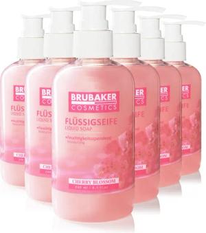 BRUBAKER Handseife Flüssigseife mit Kirschblüten Duft,
