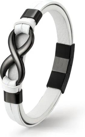 UNIQAL.de Lederarmband Unendlichkeit Leder Armband "INFINITY"
