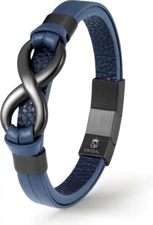 UNIQAL.de Lederarmband Unendlichkeit Leder Armband "INFINITY"