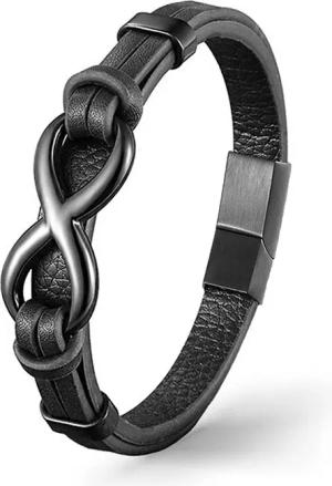 UNIQAL.de Lederarmband Unendlichkeit Leder Armband "INFINITY"