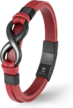 UNIQAL.de Lederarmband Unendlichkeit Leder Armband "INFINITY"