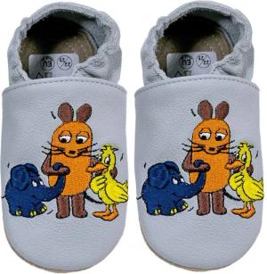 HOBEA-Germany Kitaschuhe Maus, Elefant und Ente