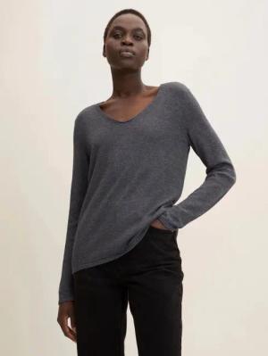 TOM TAILOR Strickpullover Dünner Strickpullover Basic