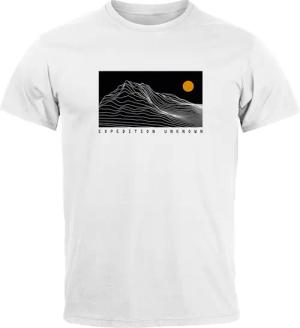 Neverless Print-Shirt Herren T-Shirt Frontprint Wandern