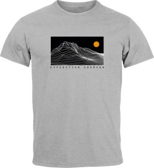 Neverless Print-Shirt Herren T-Shirt Frontprint Wandern