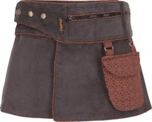 Guru-Shop Minirock Wickelrock, Cord Minirock, Cacheur,