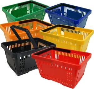 GERSO Einkaufskorb Einkaufskorb aus Kunststoff Plastik