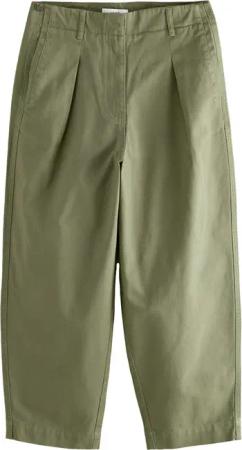 Next Chinohose Chinohose mit Barrel-Leg aus