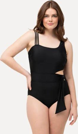 Ulla Popken Badeanzug Badeanzug Colorblocking Softcups