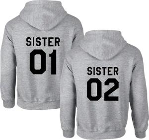 Couples Shop Kapuzenpullover Sister 01 &
