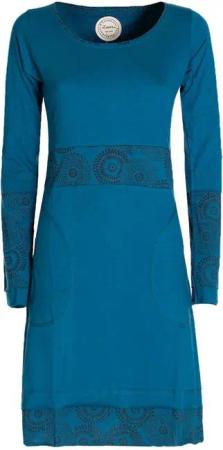 Vishes Tunikakleid Damen Langarm Longshirt-Kleid Sweatkleid