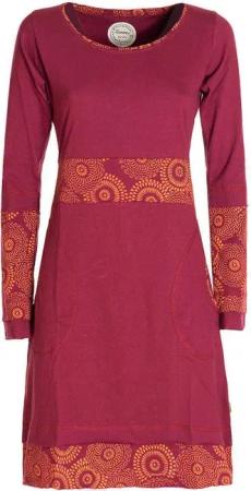 Vishes Tunikakleid Damen Langarm Longshirt-Kleid Sweatkleid