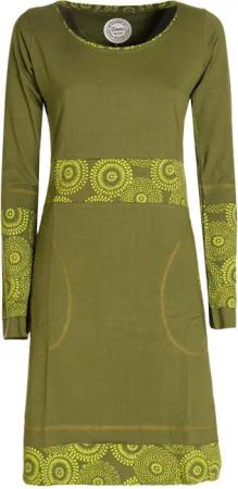 Vishes Tunikakleid Damen Langarm Longshirt-Kleid Sweatkleid