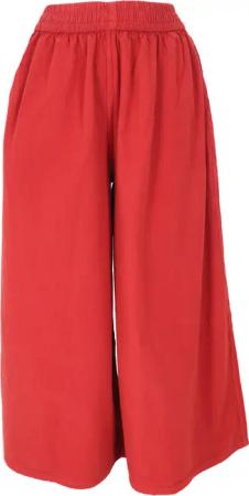 Guru-Shop Relaxhose Bequeme Palazzohose, weite Marlenehose,