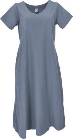 Guru-Shop Midikleid Weiches bequemes Baumwollkleid, Sommerkleid