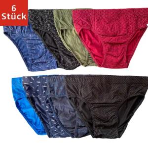 DDOnlineShop Slip 6 Stück Herren Slips