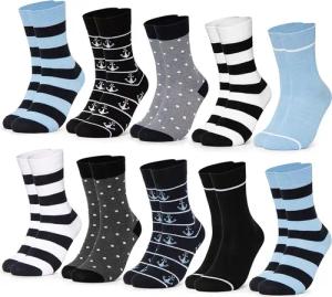 OCCULTO Basicsocken Damen Baumwollsocken 10er Pack