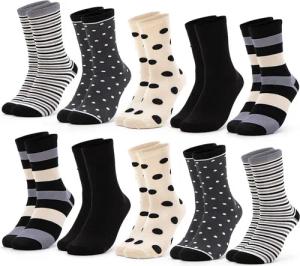 OCCULTO Basicsocken Damen Baumwollsocken 10er Pack