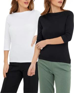 Vero Moda 3/4-Arm-Shirt (Set, 2er-Pack) in