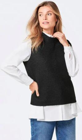 GOLDNER Strickpullover Pullunder
