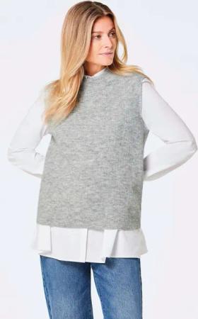 GOLDNER Strickpullover Pullunder