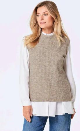 GOLDNER Strickpullover Pullunder