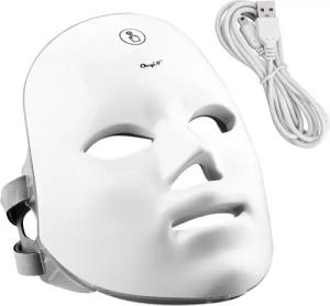CkeyiN Kosmetikbehandlungsgerät 7-Farben-LED-Maskengerät, kabelloses LED-Maskengerät, wiederaufladbar,