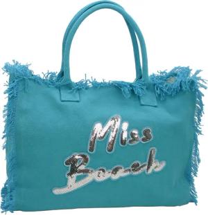 Miss Beach Strandtasche - Badetasche mit