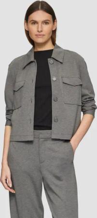 s.Oliver Funktionsjacke Melierte Jacke aus Interlockjersey