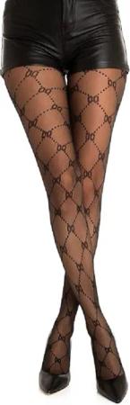 cofi1453 Feinstrumpfhose Damen Strumpfhose mit Muster