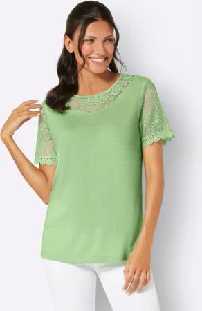 Sieh an! T-Shirt Spitzenshirt