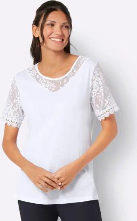 Sieh an! T-Shirt Spitzenshirt