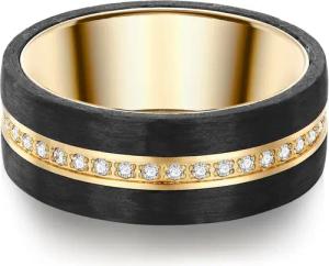Trilani Fingerring Bandring aus Edelstahlin gelbgold
