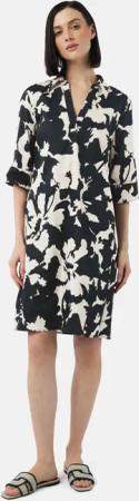 Comma Minikleid Kurzes Popeline-Kleid mit Hemdkragen