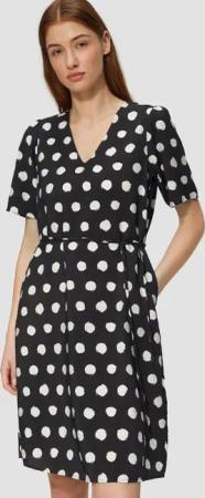 s.Oliver Maxikleid Kurzes Kleid aus Viskosemix