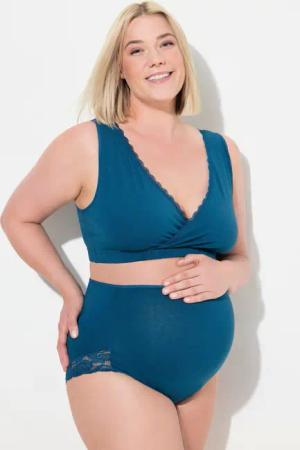 Ulla Popken Slip Bellieva-Taillenslip Überbauch-Einsatz Spitze